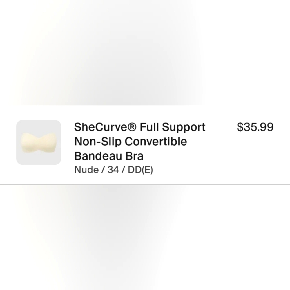 SheCurve Full Support Convertible Bandeau Bra